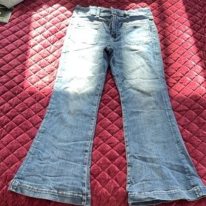 American Eagle Outfitters Light Blue Flare Jeans